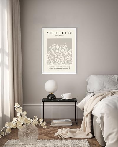 pf+a Wide White Frame - Perspex Window - 50x70cm Poster Frame - Image 2