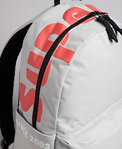 Superdry Womens Vintage Terrain Montana Backpack, Classic Hiking Design Light Stone/Cayenne Pink Size One Size #TOP2