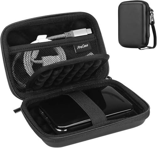ProCase ėp HDDۊǃP[XEVA 2.5C`n[hfBXNΉ\F Western Digital WD Elements Seagate Backup Plus 1TB 2TB 4TB USB 3.0ϏՌ ϐMy Passport