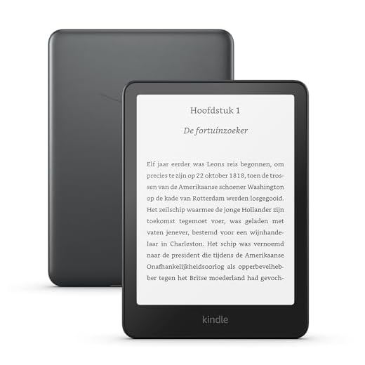 Amazon Kindle Paperwhite Signature Edition (32 GB) – Onze snelste Kindle met automatisch aanpasbare verlichting, draadloos opladen en een batterijduur van meerdere weken – Zwart metallic