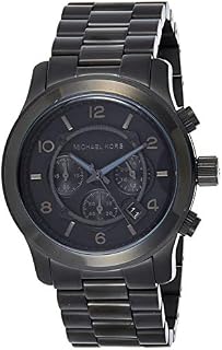 Michael Kors Watches Michael Kors Men's Black bracelet Chronograph Sport (Black)