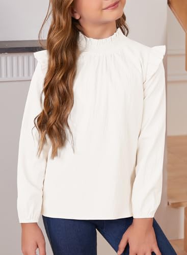 blibean Girl Elegant Tops Semi Formal Blouses Size 6-15 Years2