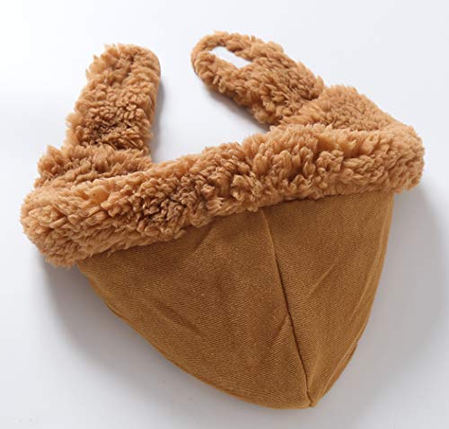 Llmoway Baby Infant Winter Hat Sherpa Beanie Cap Boys Girls Warm Animal Skull Cap Brown 0-12 Months #TOP2