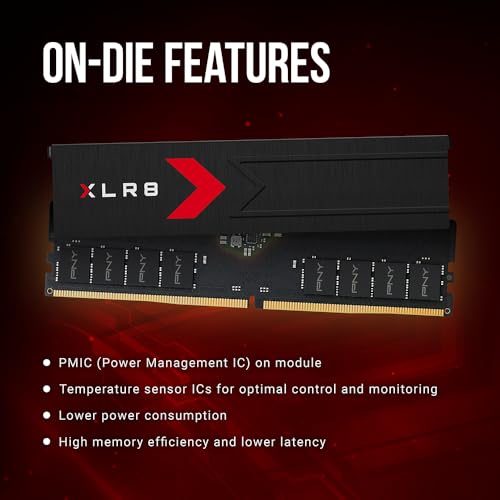 Image of PNY XLR8 Gaming 32GB (2x16GB) DDR5 RAM 6000MHz CL36-48-48-76 1.35V (XMP /Expo Compatible) Desktop Memory Kit