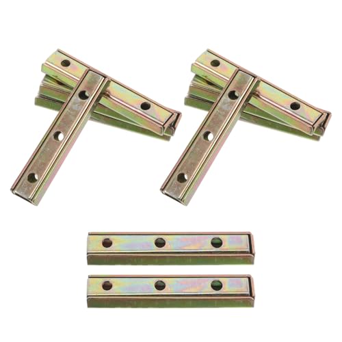 MOTHNUR 10 St Möbelkopplingar i Metall Hållbara Hörnfästen och Sofa Låsskivor för Modulsoffor och Sängramar Möbelbeslag för Förstärkning av Sängbrädor och Montering av Skåp och Hyllor