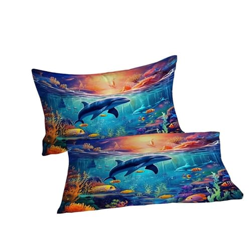 Parure de couette Shark en microfibre douce et facile à laver