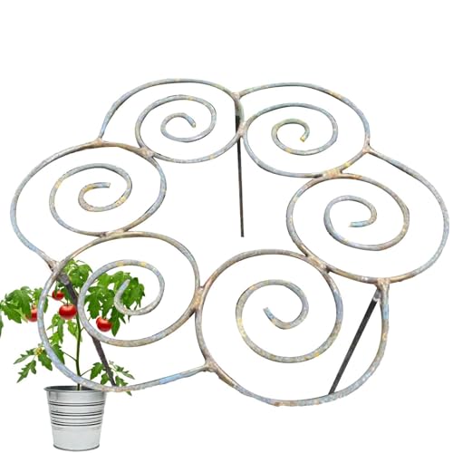 Pfingstrosen Käfig 40 cm Hortensien Stütze Pflanzenstütze Für Pfingstrosen Durchwachs-Staudenhalter Für Grosse Schwere Blueten Rosen Hortensien Gemuese Blumenbeete Garten Terrasse
