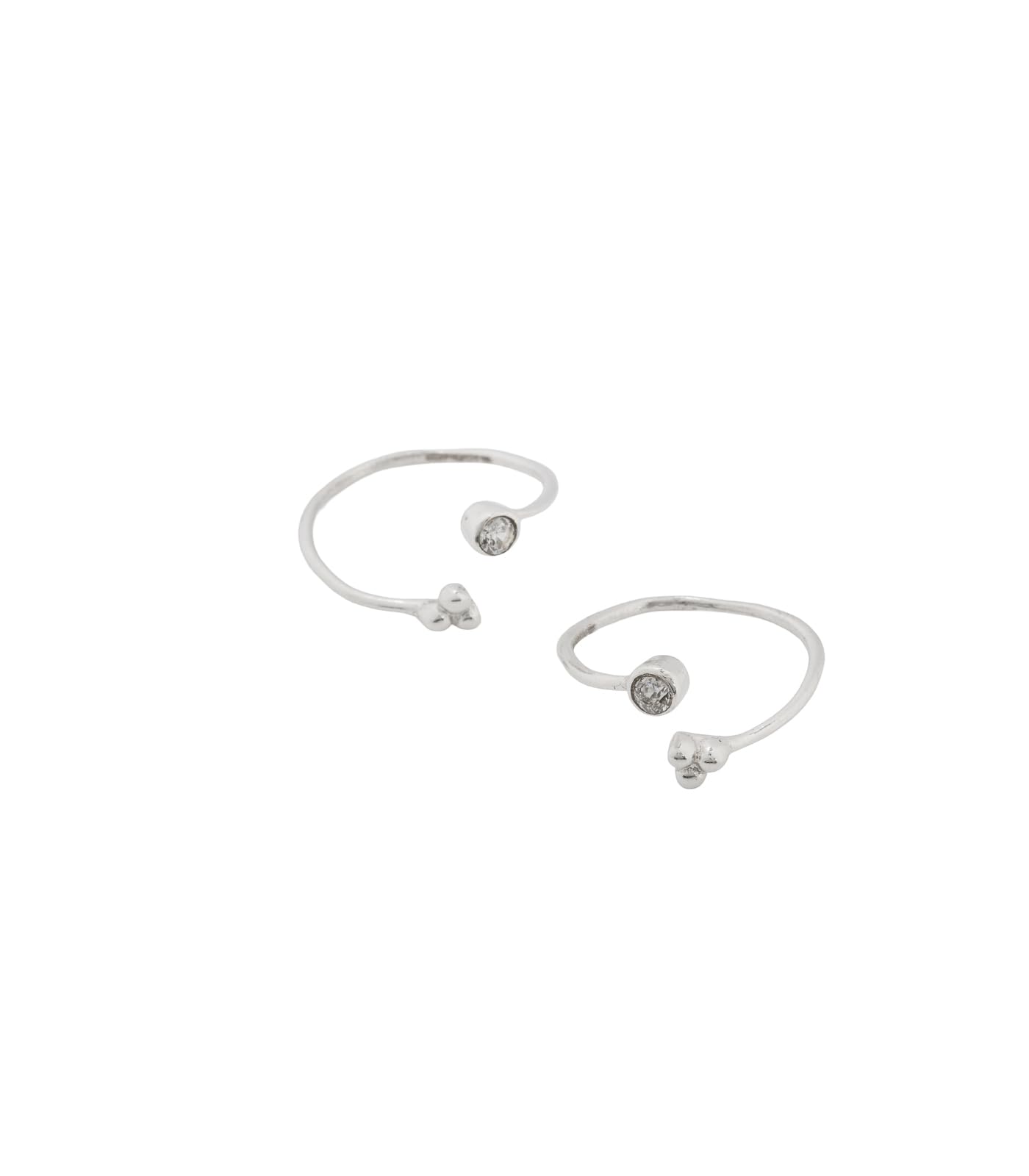 gargi by p.n. gadgil and sons | 925 Sterling Silver | Crystal Core Toe Ring | Adjestable | Toe Ring for Women | With Certificate of Authenticity and 925 Stamp-picture-30