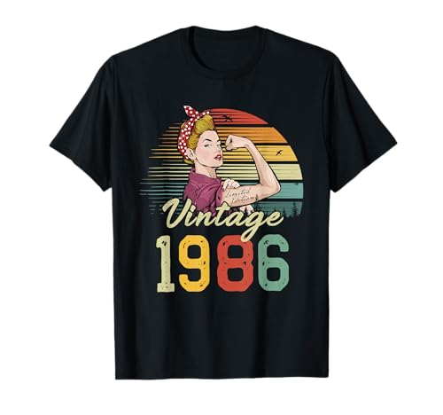 Ya en mundofriki.es: 39 años Edición limitada 1986 Vintage 39 Cumpleaños Mujer Camiseta