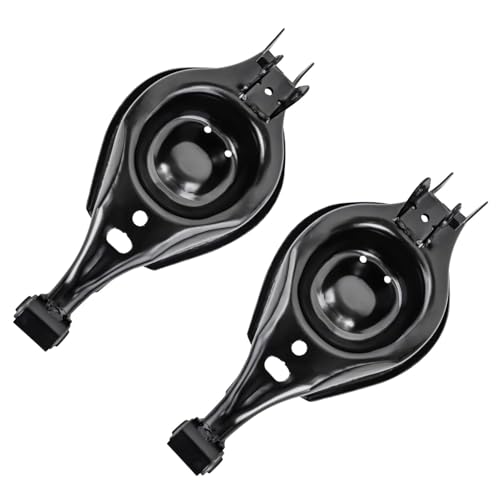 Image of Detroit Axle - Rear 4pc Control Arms Kit for 2010-2017 Chevy Equinox GMC Terrain, 2008-2009 Pontiac Torrent, 2 Lower Rearward Control Arms 2 Sway Bar Links 2011 2012 2013 2014 2015 2016 Replacement