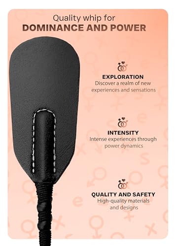 AJAXO Riding Crop 18\'\' for Equestrian Sport, Training Whip with Comfortable Handle, Durable Lightweight and Short Horse Crop for Riding