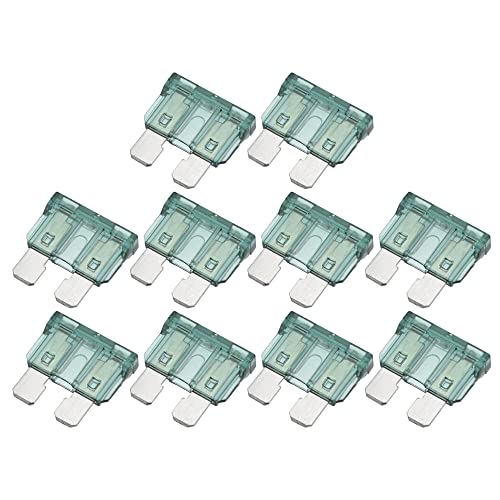 A ABSOPRO 10pz Lama Stile Fusibili 1A Lama Stile Fusibili per Auto Barca Verde