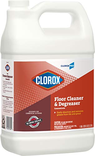 Cloroxpro Professional Floor Cleaner & Degreaser Concentrate, Healthcare Cleaning And Industrial Cleaning, 128 Ounces (Pack Of 4) - 30892 #TOP3