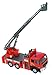 Produktbild Kids Globe Traffic Feuerwehrauto mit Drehleiter, Spielzeug, Kinderspielzeug mit Licht und Sound, 510126, rot
