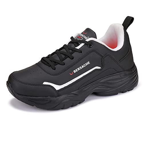 Image of BERSACHE Premium Sports,Gym, Trending, Stylish Running Shoes for Men (Blue)