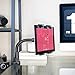 ARKON Mounts - Heavy Duty Tablet Holder with Clamp Mount and 12-Inch Bendable Gooseneck Arm | Versatile Tablet Stand with Easy Install & Durable Support | Securely fits iPad, Galaxy, Note, and more