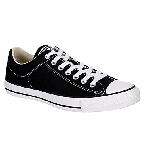 Converse Unisex Chuck Taylor High Street Canvas Sneaker - Lace up Closure Style - Black White 13.5