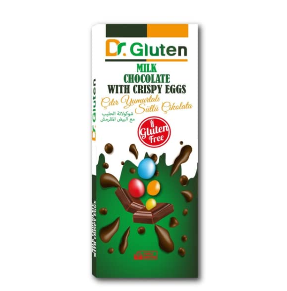 Dr. Gluten Glutensiz Çıtır Yumurtalı Sütlü Çikolata 80 g