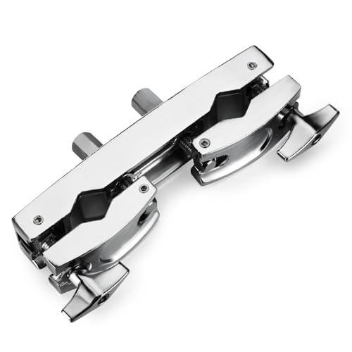 Lolunut Cymbal Stand Multi-Clamp, Silver Drum Clamp Mounting Multi-Clamp cover