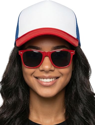 Image of Funky Junque Blank Mesh Foam Lightweight Snapback Trucker Hat | Lightweight Foam Trucker Hat with Breathable Mesh Back, Golf Beach and Street Style, Trendy Trucker Hats for Men