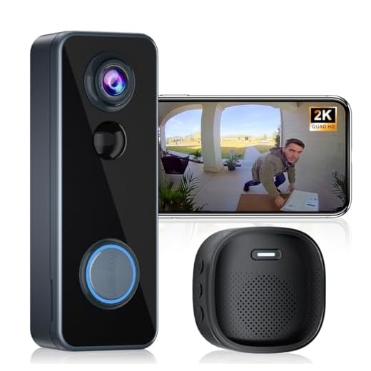 Wireless Doorbell Camera with 180° View