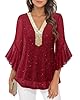 Timeson Womens Christmas Tops: Sequin Holiday 3/4 ... #4