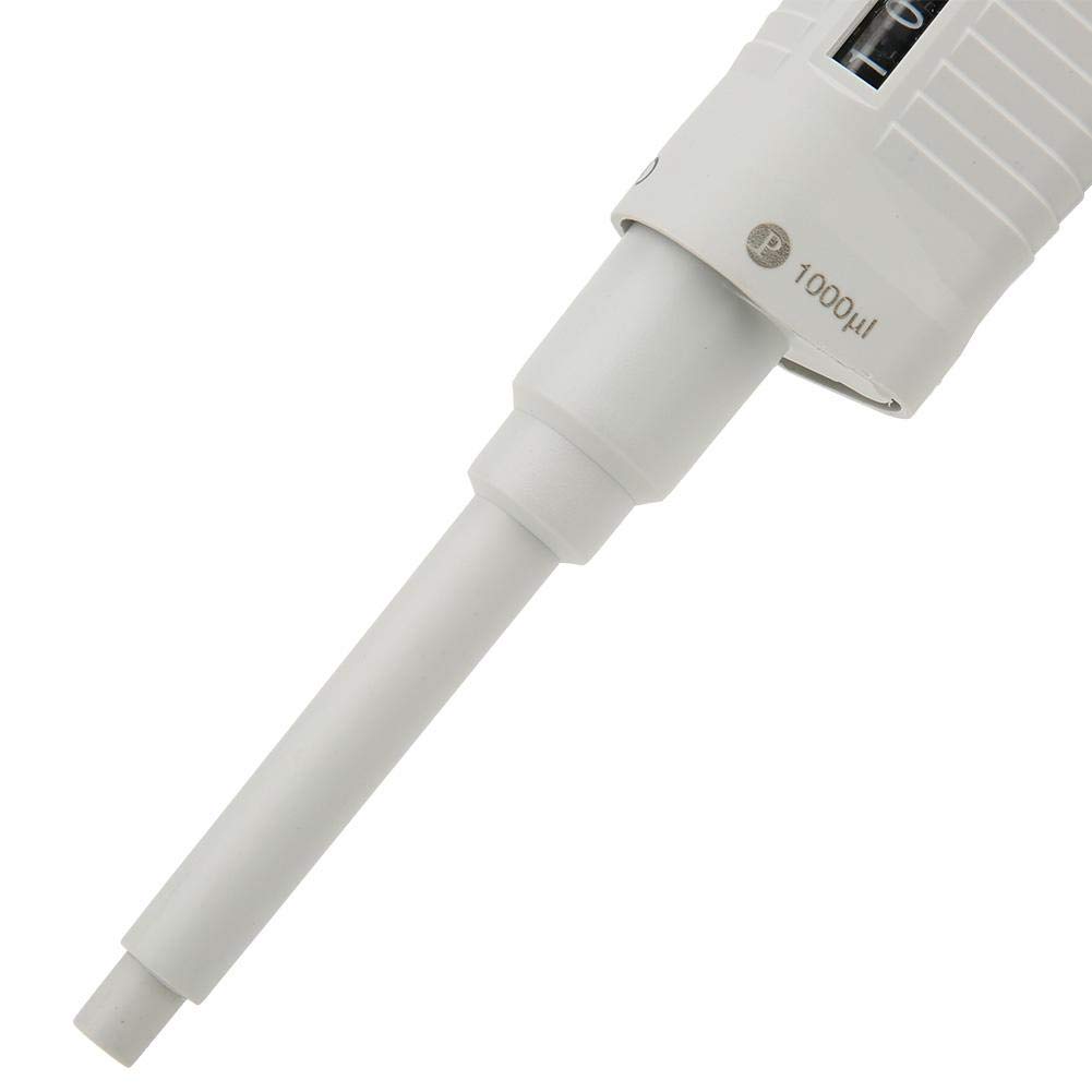Qinlorgo Pipeta Ajustable Pipeta Micropipeta P1000 Manual de Alta precisión Laboratorio Ajustable de un Solo Canal Esterilizado Micro pipeta Pipeta 100-1000μl