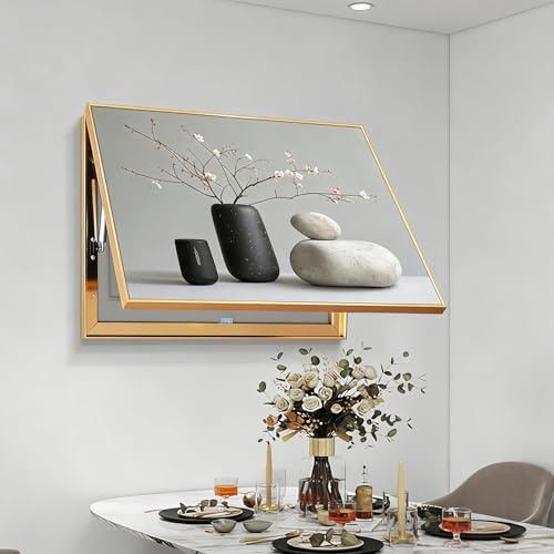 Hide Breaker Box Cover, Fuse Box Cover Decorative Painting, Circuit Breaker Panel Protector, Flip-Up Meter Switch Box, Easy Installation(Gray 2,60 * 40cm/23.6 * 15.7in)