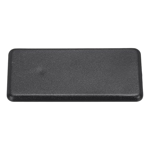 Embout d'extrusion 40x80 mm anti-poussière uxcell en plastique noir résistant - 24 pcs