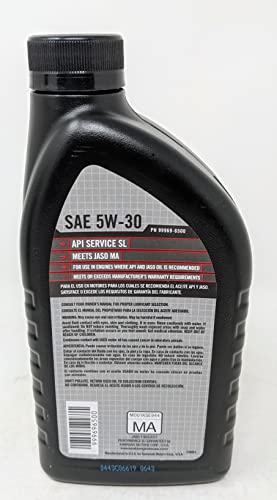 Aceite para motor Kawasaki K-Tech SAE 5W-30 1 Quart miniatura 3