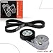 A-Premium Engine Serpentine Belt Drive Kit Compatible with Chevrolet, GMC, Buick & Pontiac Cars - Equinox Terrain 2010-2017, Verano 2012-2017, HHR 2007, Cobalt 2007/2010, G5 2007-2.0L 2.2L 2.4L