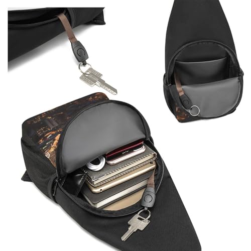 Mochila tipo Sling Negra para Uso Urbano miniatura 5
