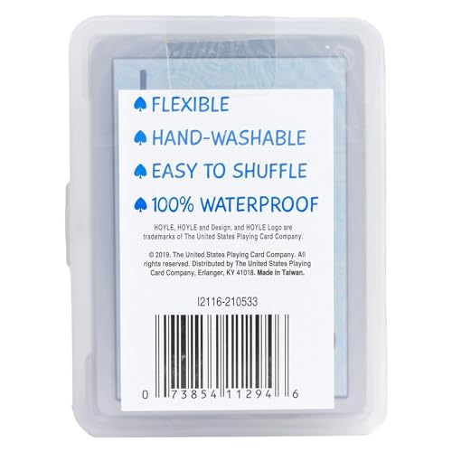 Hoyle Waterproof Clear Playing Cards (3- Pack) - Thumbnail 4