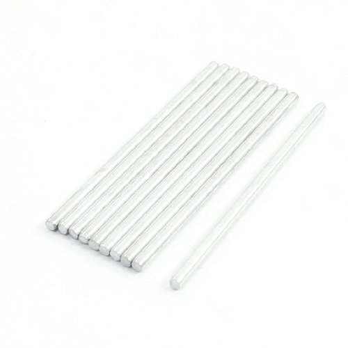 uxcell RC Airplane 50mm x 2mm Stainless Steel Axle Round Drill Rod Bar 10Pcs