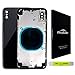 Cell4Less Back Housing Assembly Metal Frame w/Back Glass - Wireless Charging pad - Sim Card Tray and Camera Frame and Lens for iPhone X (Space Grey)