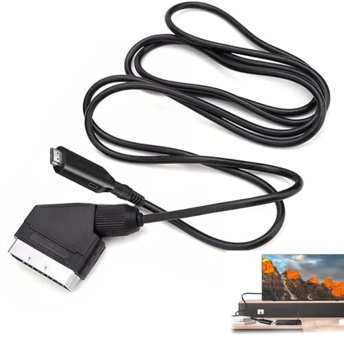 Kaelix SCART to HDMI Converter - Transform Legacy Devices to HD 1080P Output for Modern Displays Compatible with DVD VHS Gaming Consoles