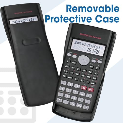YesBes 6 Pack Scientific Calculators Bulk, 2-Line Large Screen Display 240 Functions Scientific Calculators の商品画像 3
