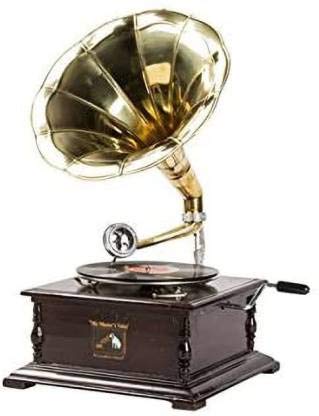 Working Gramophone Player Original Antique Vintage Gramophone with Free one Old disc