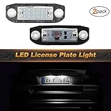 Mit 18 Hochleistungs-2835-SMD-LEDs pro Glühlampe (2er-Pack) bieten diese Kennzeichenleuchten perfektes Xenon-Weißlicht.