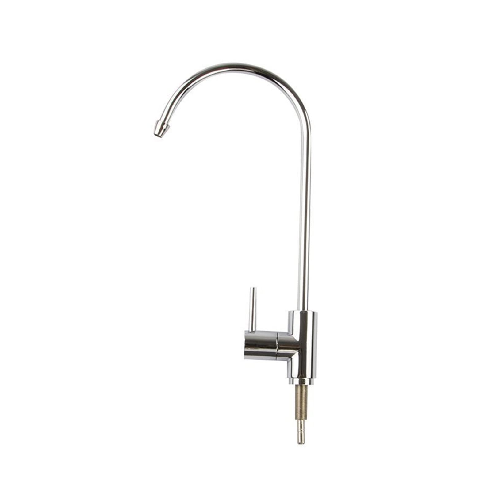 Robinet 360 degrés rotatif en acier inoxydable brossé pour évier moderne