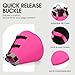 SUNFURA Soft Dog Cone, Adjustable Dog Cone Collar Alternative for Large Dogs, Comfy Pet Cones for Dogs to Stop Licking, Protective E-Collar After Surgery for Wound Healing, Pink XL