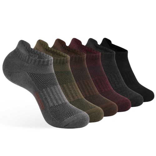 Image of ATBITER Women's Ankle Socks Cushioned Running Athletic No Show Socks-6Pairs | Ladies Low Cut Short Workout Gym Socks With Tab Non Slip for Yoga Pilates Casual Dress Flats Sneaker Shoe Size 6-8 /8-10 /10-12