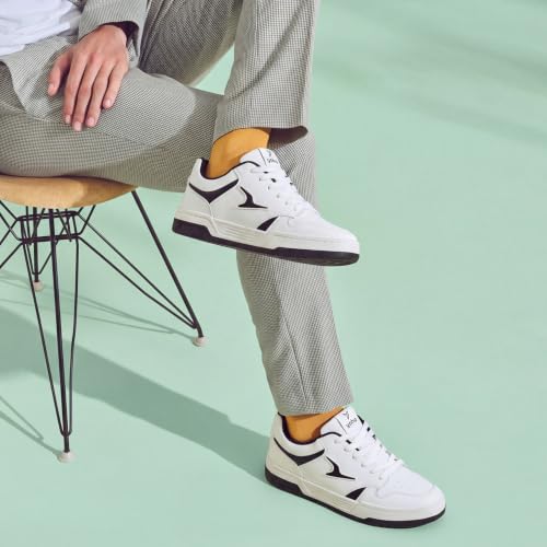 Image of YOHO Men's Sneakers Flo | Stylish & Comfortable | Low Top, Lace Up Casual Shoes for Man /Gents