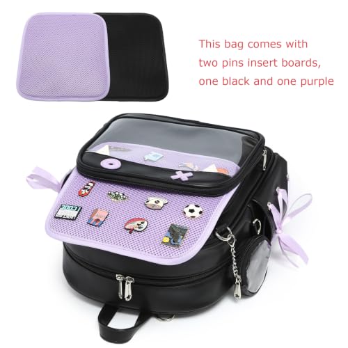 Image of CHERRY SAUCE Devil Halloween Ita Backpack Crossbody Purse For Gothic Anime