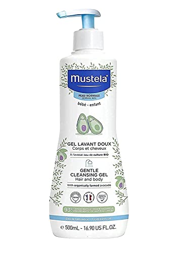 Mustela Gel de limpieza suave, 500 ml (paquete de 1)