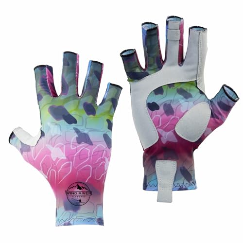 Teton Outdoors Trout Series Quick Dry SPF50+ Performance Sun Gloves...
