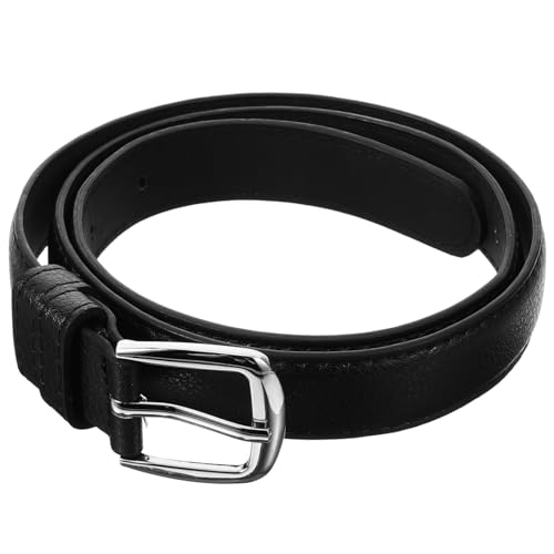 FRCOLOR Boys Belt Classic Leather Waist Belt for Stylish Decor for Pants Fits Ages Comfortable and Versatile Design for Everyday Wear