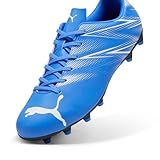 PUMA Men ATTACANTO FG/AG Soccer Shoe, BLUEMAZING-PUMA White, 8 UK - Image 8