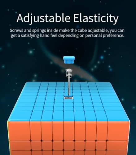 Image of Moyu MFJS Meilong 9x9x9 Cube Stickerless - High-Speed Mofang Jiaoshi Puzzle, 75mm Size, Perfect for Speedcubing, Competitive Puzzles, and Puzzle Enthusiasts