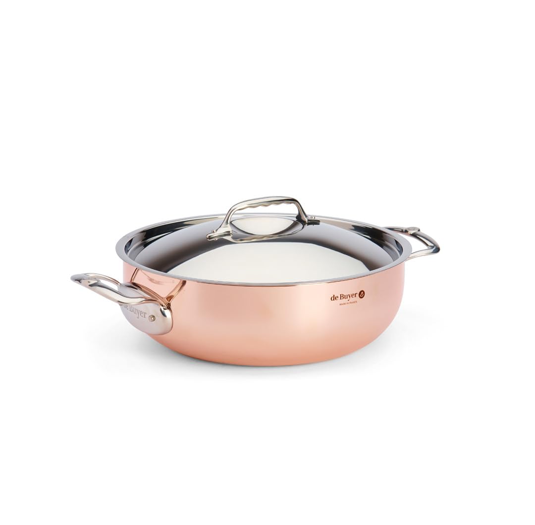 De Buyer - Sautoir bombé en cuivre PRIMA MATERA - Diamètre 28 cm